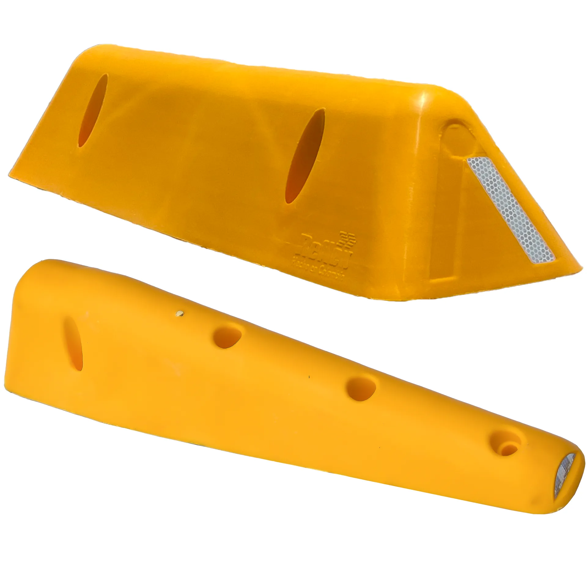 Separador Vial | Bordillo No Rebasable 80×20×15 cm | Reflex Separador vial plástico 80×20×15 cm para carr…